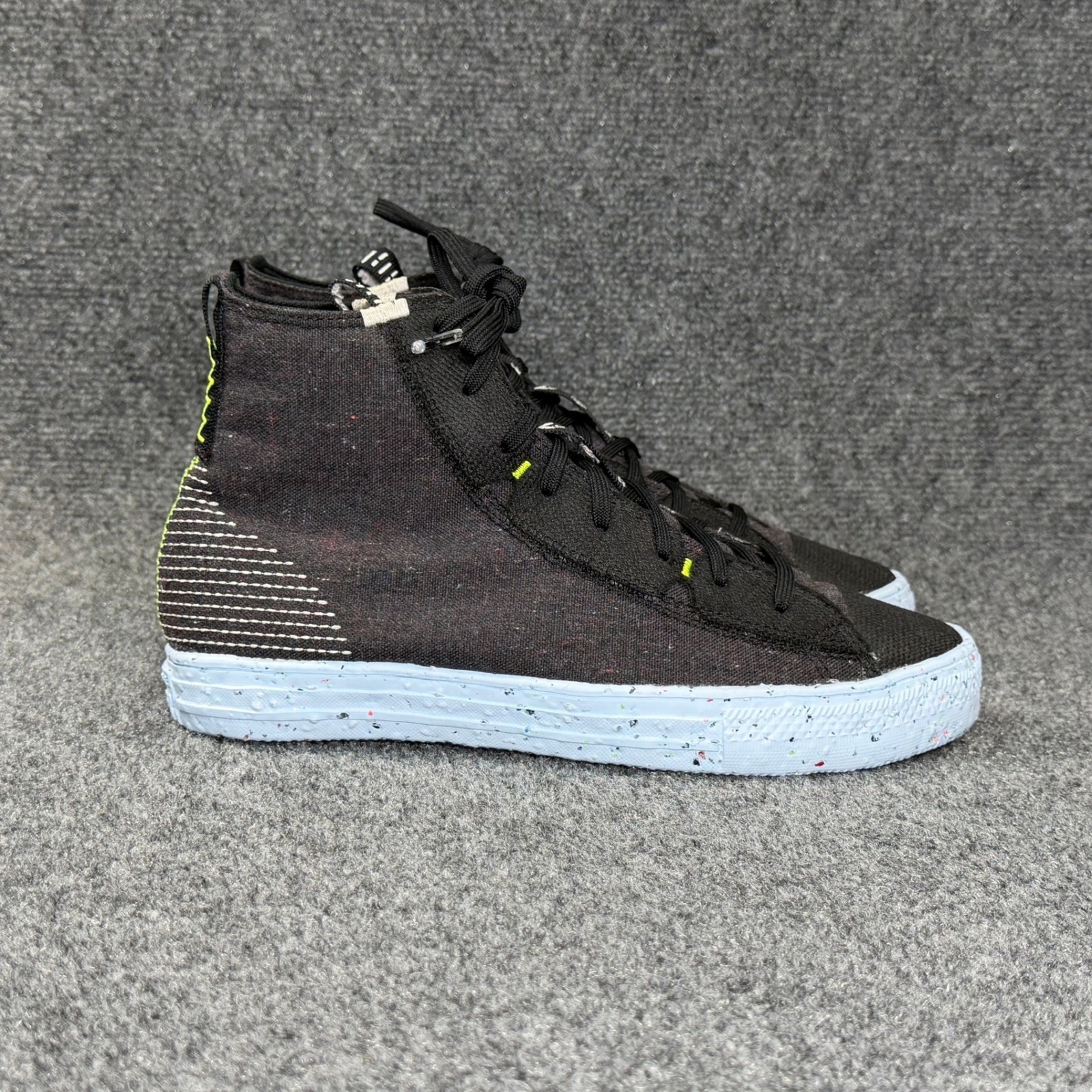 Converse Chuck Taylor All Star Crater High Shoes Womens 9.5 Black Retro Athletic